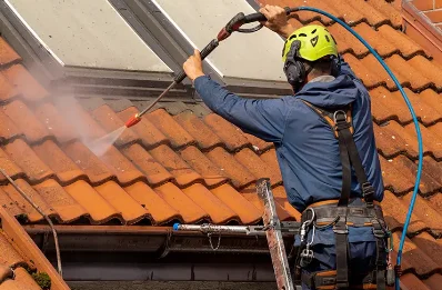 Démoussage et hydrofuge de toiture à Mazerier